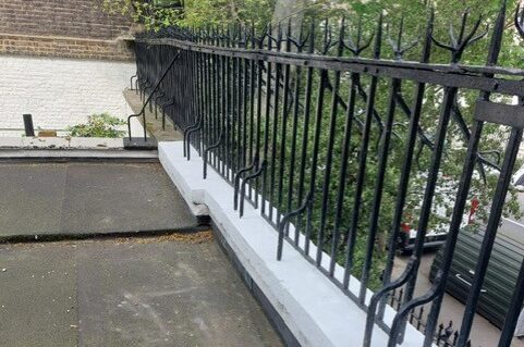 AVB Solutions Ltd - Property Maintenance Services UK - Railings reconditioned.